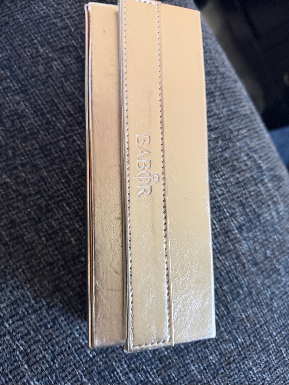 BABOR Gold Facial Serum Case - Luxurious Gold